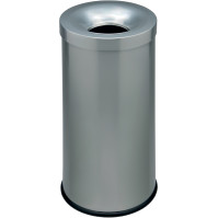 Corbeille anti-feu couleur 50 litres argent