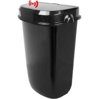 Poubelle automatique noire 12L hygiénique moderne