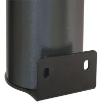 Cendrier mural colonne aluminium moderne