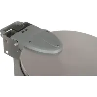 Support sacs-poubelle mobile inox 110 litres