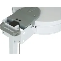 Support sacs-poubelle mobile acier 110 litres