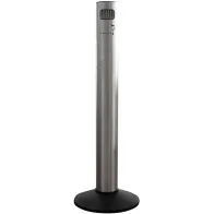 Cendrier colonne aluminium ouverture frontale