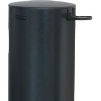 Cendrier colonne aluminium ouverture frontale