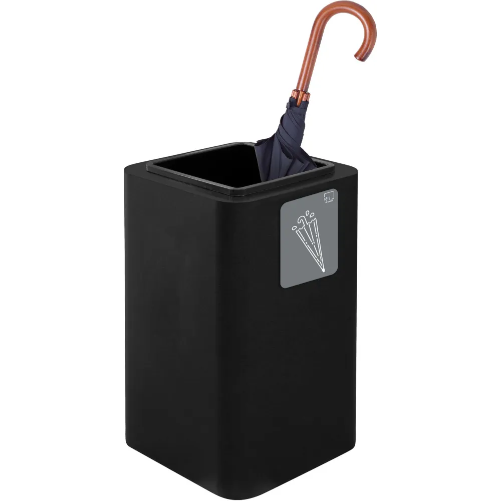 Support élégant pour parapluies noir