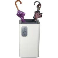 Support élégant parapluies blanc moderne