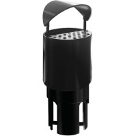 Poubelle avec cendrier de parc