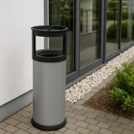 Corbeille cendrier ronde