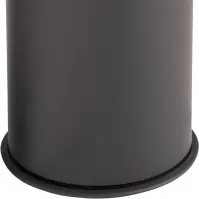 Corbeille inox satiné avec cendrier 15 litres