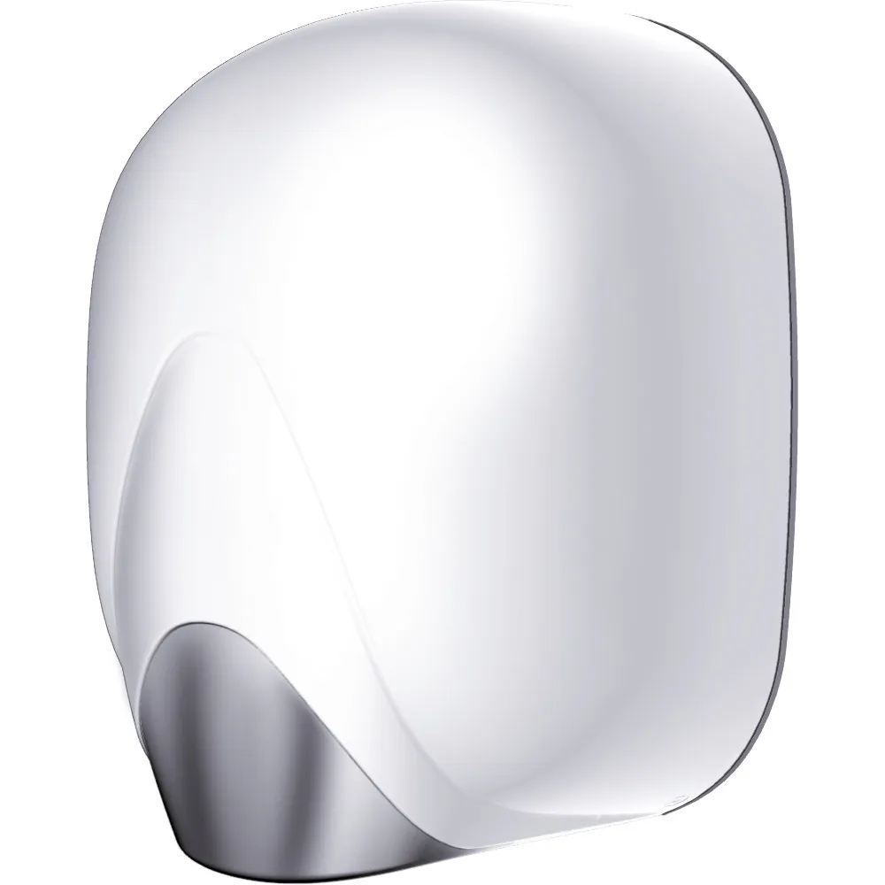 Sèche-mains à résistance chauffante ABS blanc