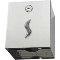 Distributeur de papier hygiénique enchevêtré inox 430 - 250 feuilles