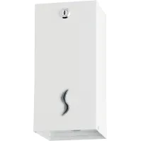 Distributeur de papier hygiénique enchevêtré blanc 500 feuilles