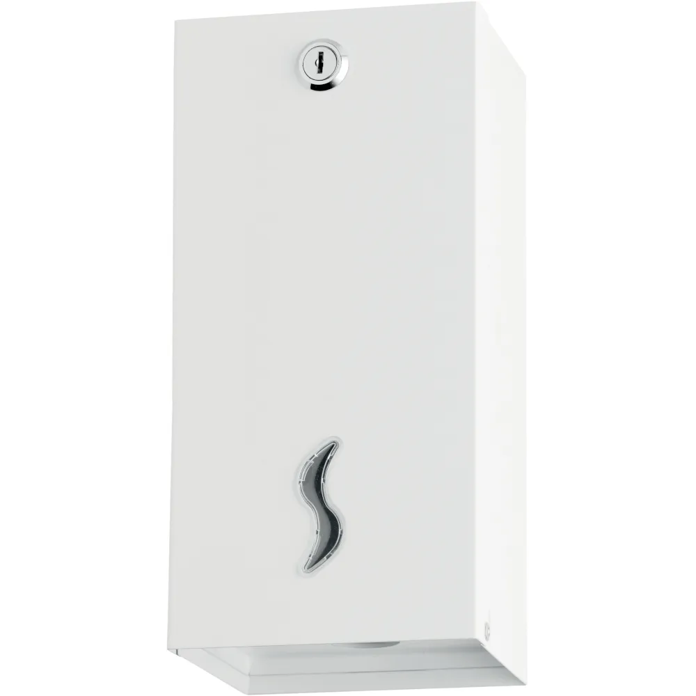 Distributeur de papier hygiénique enchevêtré blanc 500 feuilles