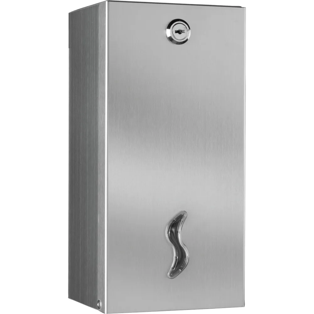 Distributeur de papier hygiénique enchevêtré inox 304 – 500 feuilles