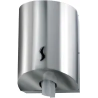 Distributeur inox brillant pour bobine essuyage dévidage central