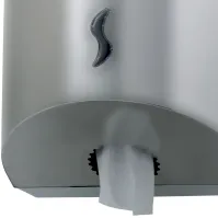 Distributeur inox brossé pour essuyage central fonctionnel et moderne