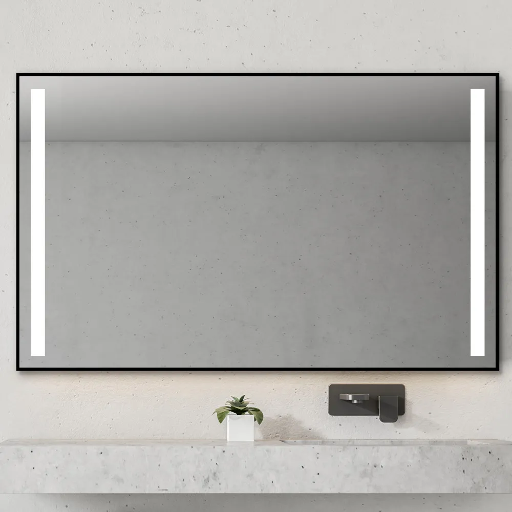 Miroir rectangulaire à LED