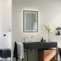 Miroir lumineux cadre LED faible éclairage