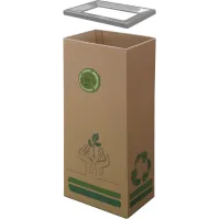 Poubelle carton bureau écologique 42L moderne