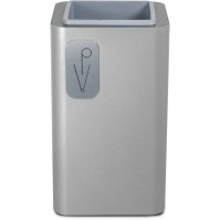 Porte-parapluie élégant inox brossé