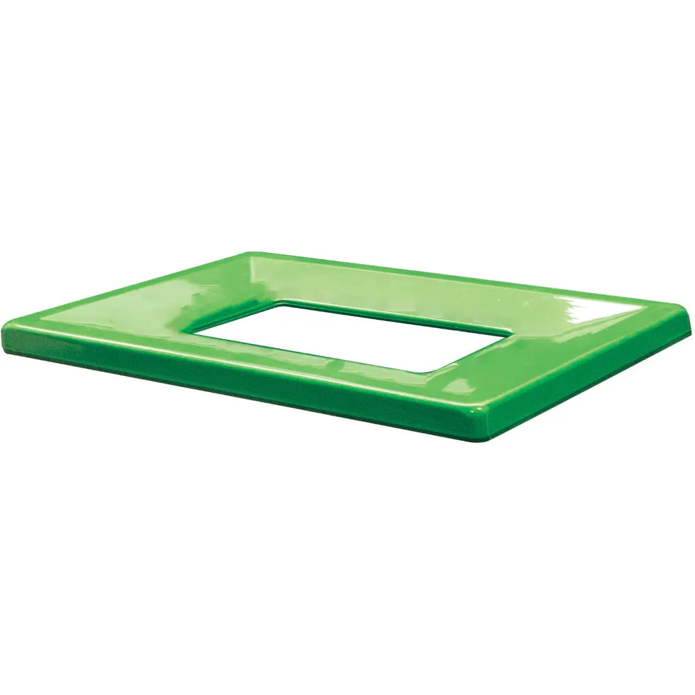 Cadre métallique vert écologique pour recyclage