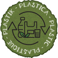 Autocollant plastique multilingue pour tri écologique