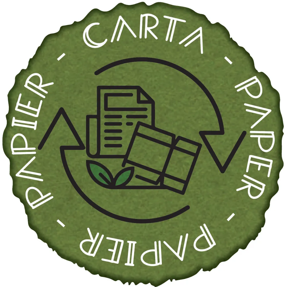 Adhésif multilangue pour tri sélectif efficace