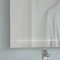 Miroir sous comble led pointillés fins sur mesure