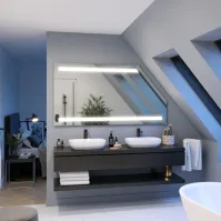 miroir comble bande LED