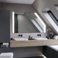 Miroir sous comble LED sur mesure