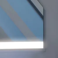 Miroir lumineux 2 bandes LED horizontale pour combles