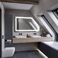 miroir tuile lumineuse