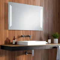 Miroir rectangulaire bande LED