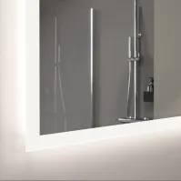 Miroir éclairage très fort