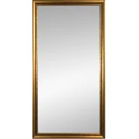 Miroir classique encadré bois jaune