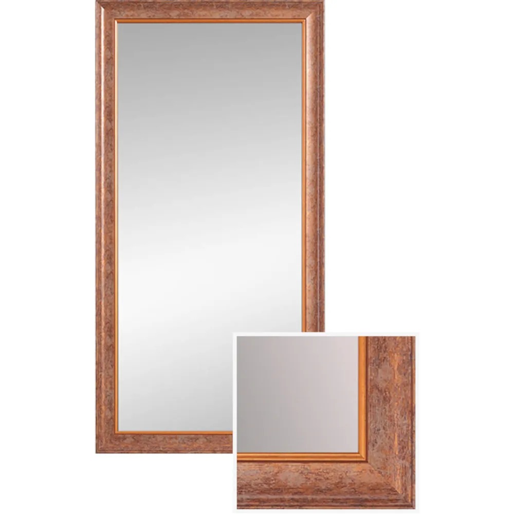Miroir tradi cadre bois bronze