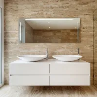 Grand miroir rectangulaire