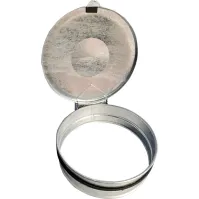 Couvercle galva de support sac-poubelle