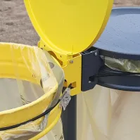 Double porte sac poubelle