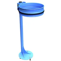 support sac-poubelle à visser sur socle béton