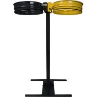 Poubelle recyclage à poser sur pied