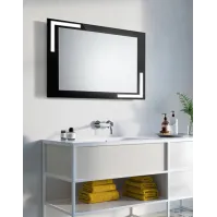 Miroir LED noir