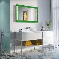 Miroir verre teinté 2 LED