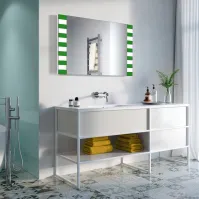 miroir vert LED