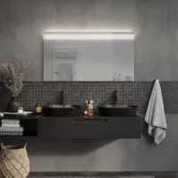 Glace lumineuse salle de bain