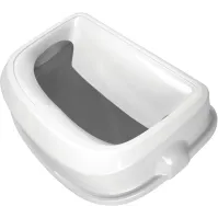 Poubelle murale blanche hygiénique discrète 12L