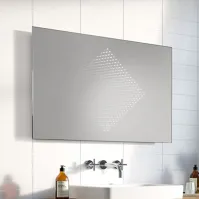 miroir 3D diamant incrusté