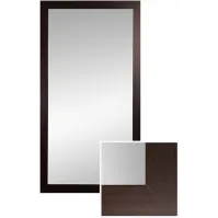 Miroir cadre bois marron