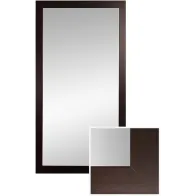 Miroir cadre bois marron