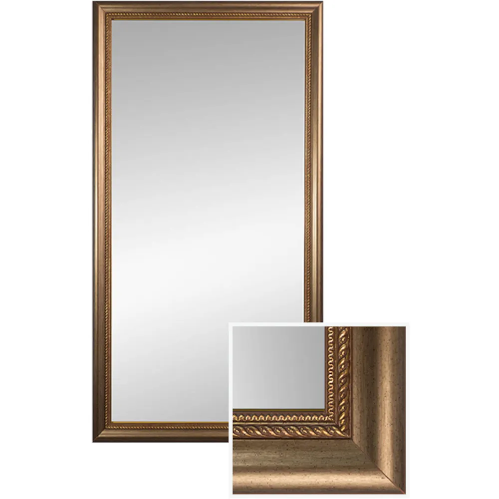 Miroir cadre dorée sur mesure
