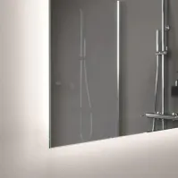 Miroir rétro-éclairé teinte vieilli